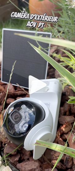 Caméra de sécurité Imou installée sur un mur