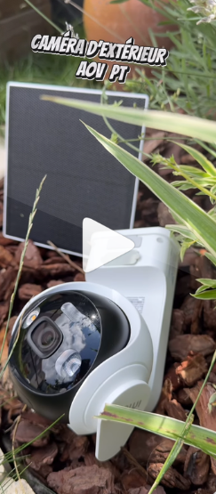 Caméra de sécurité Imou installée sur un mur