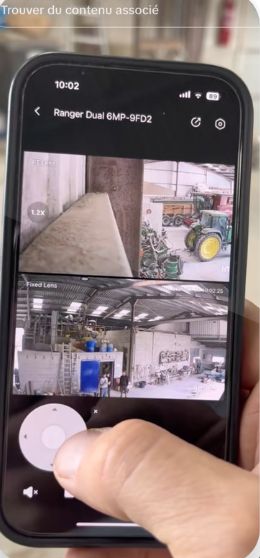Caméra connectée Imou orientable en gros plan