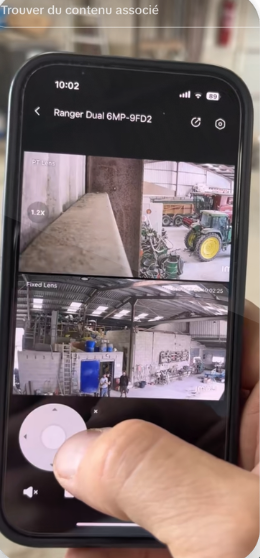 Caméra connectée Imou orientable en gros plan