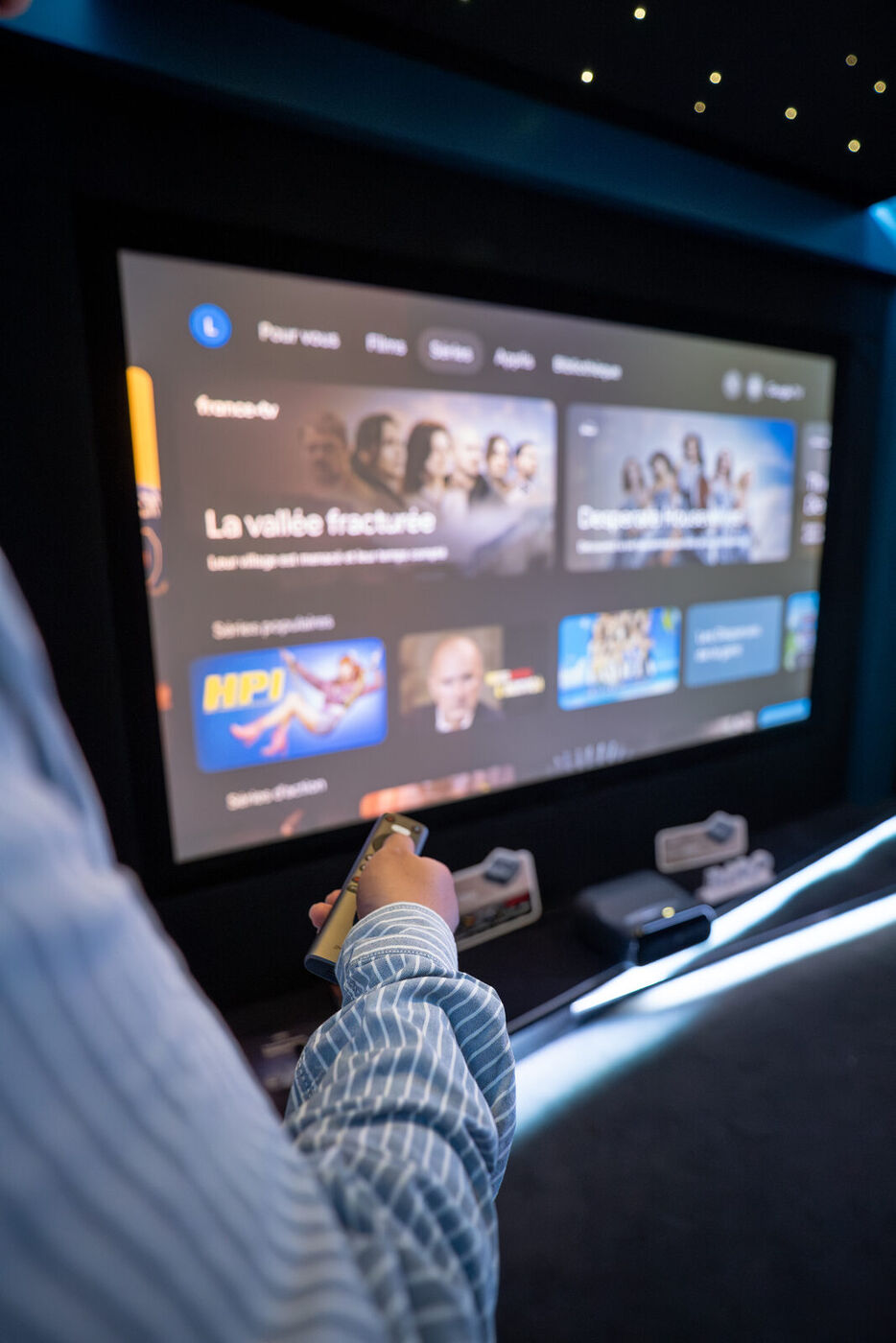 Media test of the JMGO projector