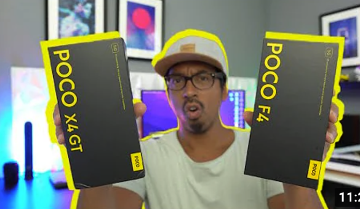 Smartphone POCO F4 GT en situation lifestyle